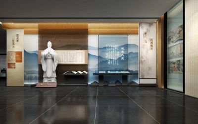 新中式历史博物馆3D模型下载